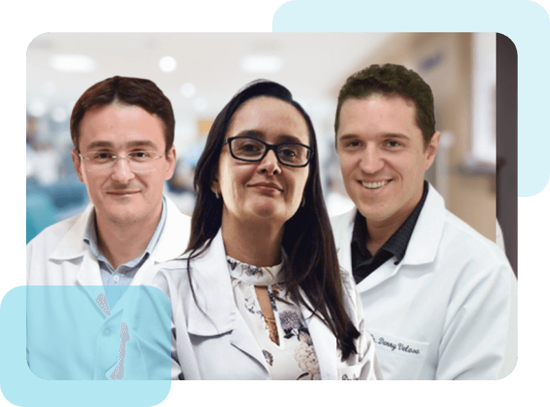 Imagem de apresentação da equipe de Duo Clínica Vascular e Urológica